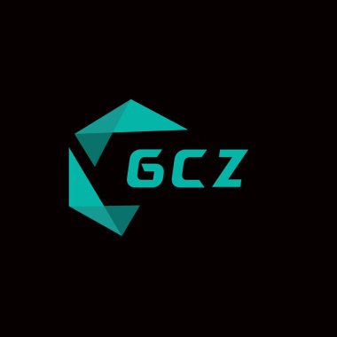 GCZ yaratıcı minimalist harf logosu. GCZ eşsiz vektör baş harfleri alfabe harfi logo tasarımı