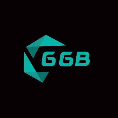 GGB yaratıcı minimalist harf logosu. GGB benzersiz vektör baş harfleri harf logosu tasarımı