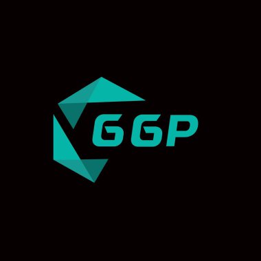 GP yaratıcı minimalist harf logosu. GGP benzersiz vektör baş harfleri harf logosu tasarımı