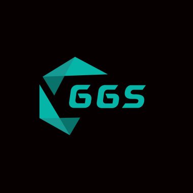 GGS yaratıcı minimalist harf logosu. GGS benzersiz vektör baş harfleri alfabe harfi logo tasarımı