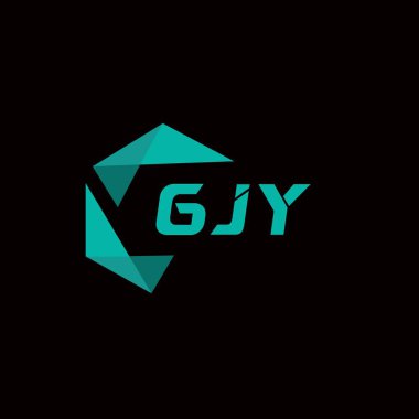 GJY yaratıcı minimalist harf logosu. GJY benzersiz vektör baş harfleri harf logosu tasarımı