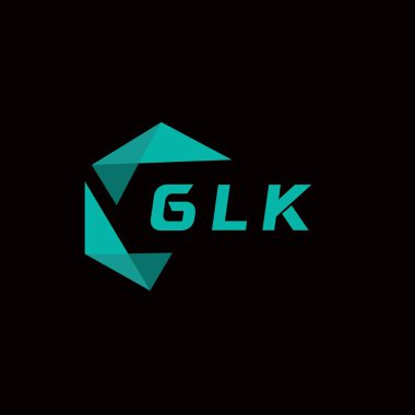 GLK yaratıcı minimalist harf logosu. GLK benzersiz vektör baş harfleri harf logosu tasarımı