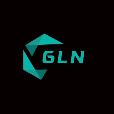 GLN yaratıcı minimalist harf logosu. GLN eşsiz vektör baş harfleri alfabe harfi logo tasarımı