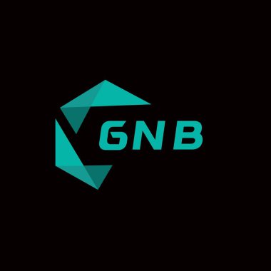 GUB yaratıcı minimalist harf logosu. GNB eşsiz vektör baş harfleri alfabe harfi logo tasarımı