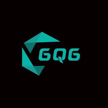GQG yaratıcı minimalist harf logosu. GQG benzersiz vektör baş harfleri harf logosu tasarımı