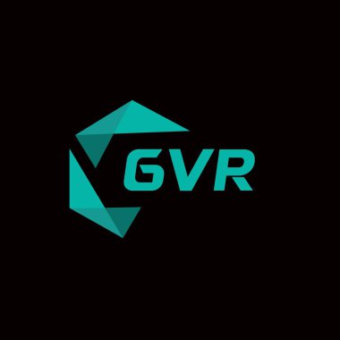 GVR yaratıcı minimalist harf logosu. GVR benzersiz vektör baş harfleri alfabe harfi logo tasarımı