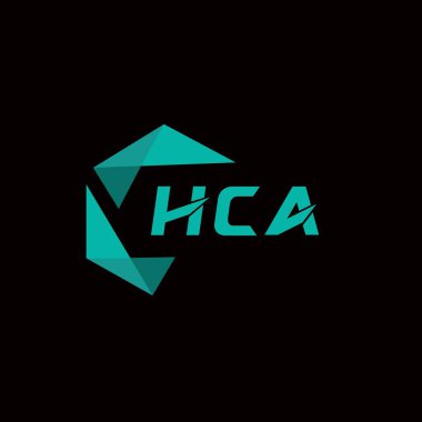 HCA yaratıcı minimalist harf logosu. HCA benzersiz vektör baş harfleri harf logosu tasarımı 