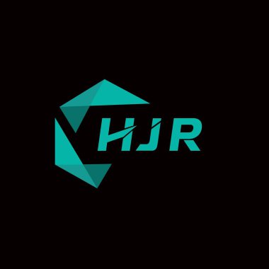 HJR yaratıcı minimalist harf logosu. HJR benzersiz vektör baş harfleri harf logosu tasarımı 