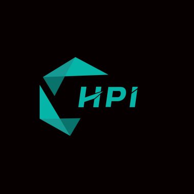 HPI yaratıcı minimalist harf logosu. HPI benzersiz vektör baş harfleri harf logosu tasarımı 