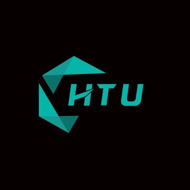 HTU yaratıcı minimalist harf logosu. HTU eşsiz vektör baş harfleri alfabe harfi logosu HTU yaratıcı minimalist harf logosu. HTU benzersiz vektör baş harfleri harf logosu tasarımı 