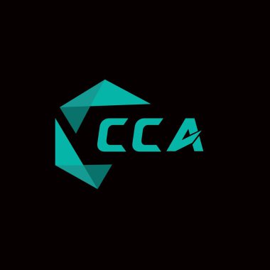 CCA yaratıcı minimalist harf logosu. CCA benzersiz vektör baş harfleri alfabe harf logosu tasarımı 