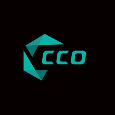 CCO yaratıcı minimalist harf logosu. CCO eşsiz vektör baş harfleri alfabe harf logosu tasarımı 