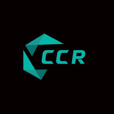 CCR yaratıcı minimalist harf logosu. CCR eşsiz vektör baş harfleri alfabe harf logosu tasarımı 