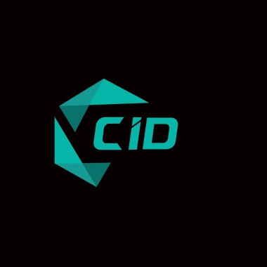 CID 'nin yaratıcı minimalist harf logosu. CID eşsiz vektör baş harfleri alfabe harf logosu tasarımı 