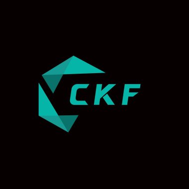 CKF yaratıcı minimalist harf logosu. CKF eşsiz vektör baş harfleri alfabe harf logosu tasarımı CKF yaratıcı minimalist harf logosu. CKF benzersiz vektör baş harfleri harf logosu tasarımı 