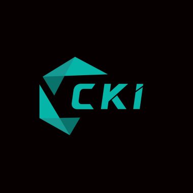 CKI yaratıcı minimalist harf logosu. CKI benzersiz vektör baş harfleri harf logosu tasarımı 