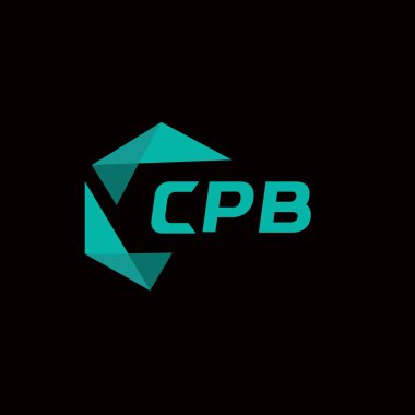 CPB yaratıcı minimalist harf logosu. CPB benzersiz vektör baş harfleri harf logosu tasarımı 