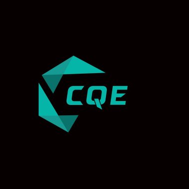 CQE yaratıcı minimalist harf logosu. CQE benzersiz vektör baş harfleri harf logosu tasarımı 