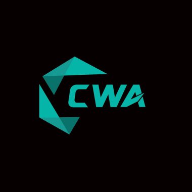 CWA yaratıcı minimalist harf logosu. CWA eşsiz vektör baş harfleri alfabe harf logosu tasarımı CWA yaratıcı minimalist harf logosu. CWA benzersiz vektör baş harfleri harf logosu tasarımı 
