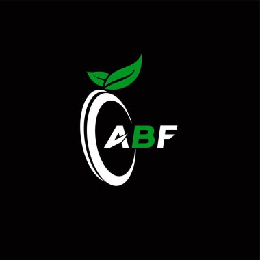 ABF yaratıcı minimalist harf logosu. ABF eşsiz vektör baş harfleri alfabe harf logosu tasarımı 