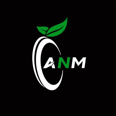 ANM yaratıcı minimalist harf logosu. ANM benzersiz vektör baş harfleri alfabe harfi logo tasarımı 