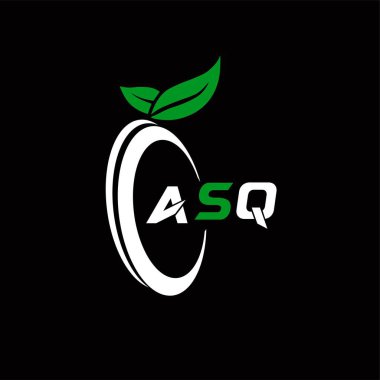 ASQ yaratıcı minimalist harf logosu. ASQ eşsiz vektör baş harfleri alfabe harf logosu tasarımı 