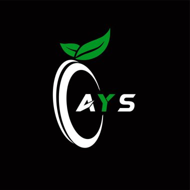 AYS yaratıcı minimalist harf logosu. AYS benzersiz vektör baş harfleri harf logosu tasarımı 