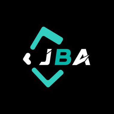 JBA yaratıcı minimalist harf logosu. JBA benzersiz vektör baş harfleri harf logosu tasarımı 