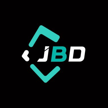 JBD yaratıcı minimalist harf logosu. JBD benzersiz vektör baş harfleri harf logosu tasarımı 