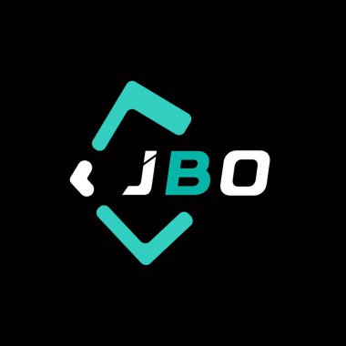 JBO yaratıcı minimalist harf logosu. JBO benzersiz vektör baş harfleri harf logosu tasarımı 