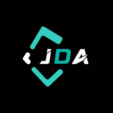 JDA yaratıcı minimalist harf logosu. JDA benzersiz vektör baş harfleri harf logosu tasarımı 