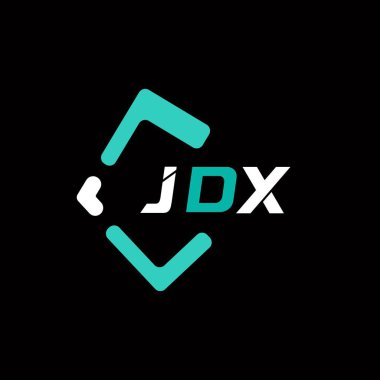 JDX yaratıcı minimalist harf logosu. JDX benzersiz vektör baş harfleri harf logosu tasarımı 