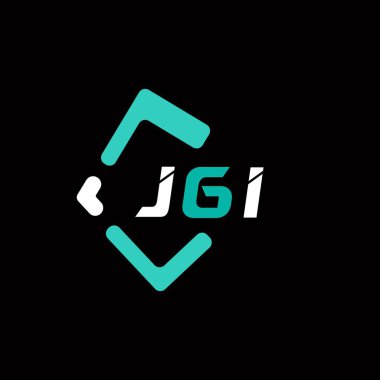 JGI yaratıcı minimalist harf logosu. JGI benzersiz vektör baş harfleri harf logosu tasarımı 