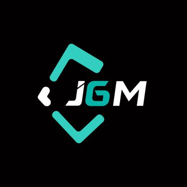 JGM yaratıcı minimalist harf logosu. JGM benzersiz vektör baş harfleri harf logosu tasarımı 