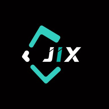 Jimnastik 'in yaratıcı minimalist harf logosu. JIX benzersiz vektör baş harfleri harf logosu tasarımı 