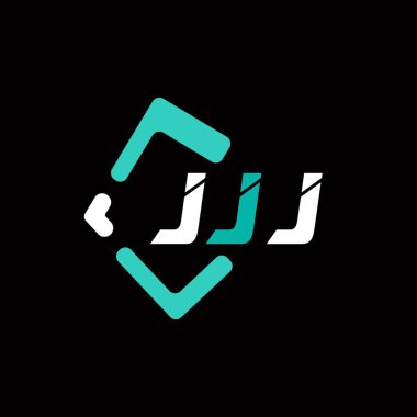 JJJ yaratıcı minimalist harf logosu. JJJ benzersiz vektör baş harfleri harf logosu tasarımı 