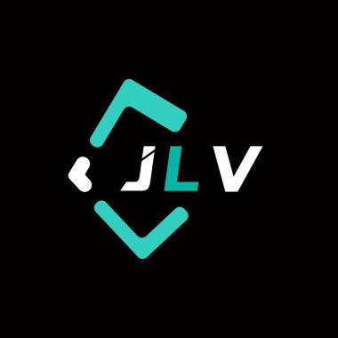 JLV yaratıcı minimalist harf logosu. JLV benzersiz vektör baş harfleri harf logosu tasarımı 