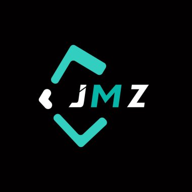 JMZ yaratıcı minimalist harf logosu. JMZ benzersiz vektör baş harfleri harf logosu tasarımı 