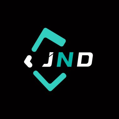 JND yaratıcı minimalist harf logosu. JND benzersiz vektör baş harfleri harf logosu tasarımı 