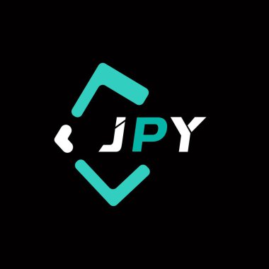JPY yaratıcı minimalist harf logosu. JPY benzersiz vektör baş harfleri harf logosu tasarımı 