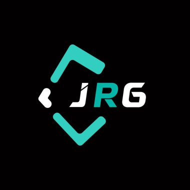 JRG yaratıcı minimalist harf logosu. JRG benzersiz vektör baş harfleri harf logosu tasarımı 