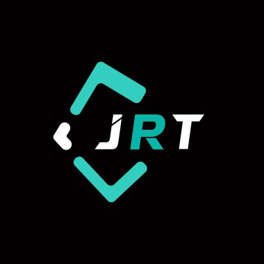 JRT yaratıcı minimalist harf logosu. JRT benzersiz vektör baş harfleri harf logosu tasarımı 