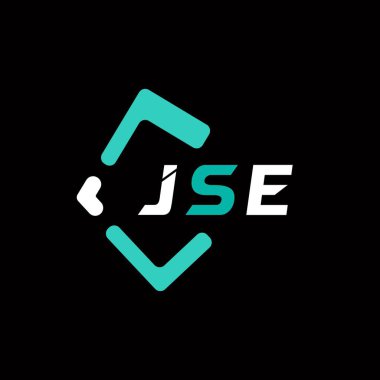 JSE yaratıcı minimalist harf logosu. JSE eşsiz vektör baş harfleri alfabe harfi logosu JSE yaratıcı minimalist harf logosu. JSE benzersiz vektör baş harfleri alfabe harf logosu tasarımı 
