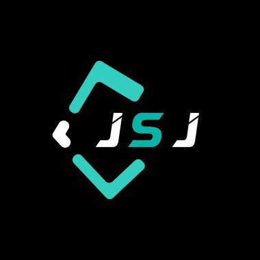 JSJ yaratıcı minimalist harf logosu. JSJ benzersiz vektör baş harfleri harf logosu tasarımı 
