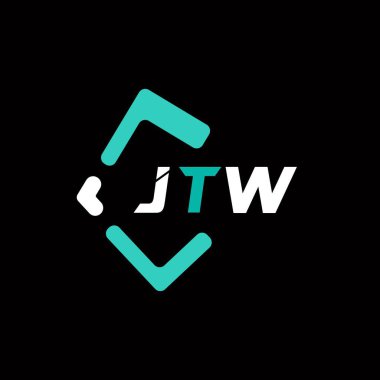 JTW yaratıcı minimalist harf logosu. JTW benzersiz vektör baş harfleri harf logosu tasarımı 