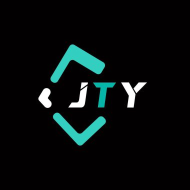 JTY yaratıcı minimalist harf logosu. JTY benzersiz vektör baş harfleri harf logosu tasarımı 