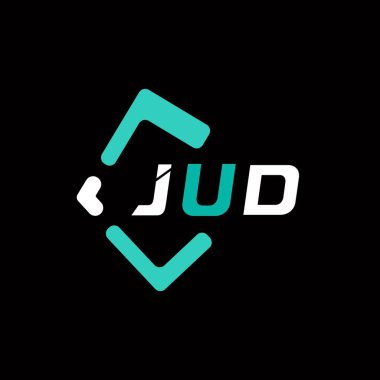 JUD yaratıcı minimalist harf logosu. JUD benzersiz vektör baş harfleri harf logosu tasarımı 