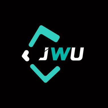 JWU yaratıcı minimalist harf logosu. JWU benzersiz vektör baş harfleri harf logosu tasarımı 