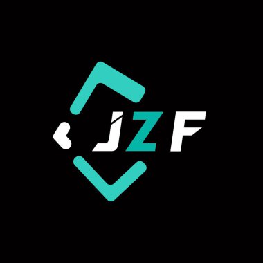 JZF yaratıcı minimalist harf logosu. JZF benzersiz vektör baş harfleri harf logosu tasarımı 