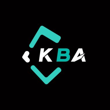 KBA yaratıcı minimalist harf logosu. KBA benzersiz vektör baş harfleri harf logosu tasarımı